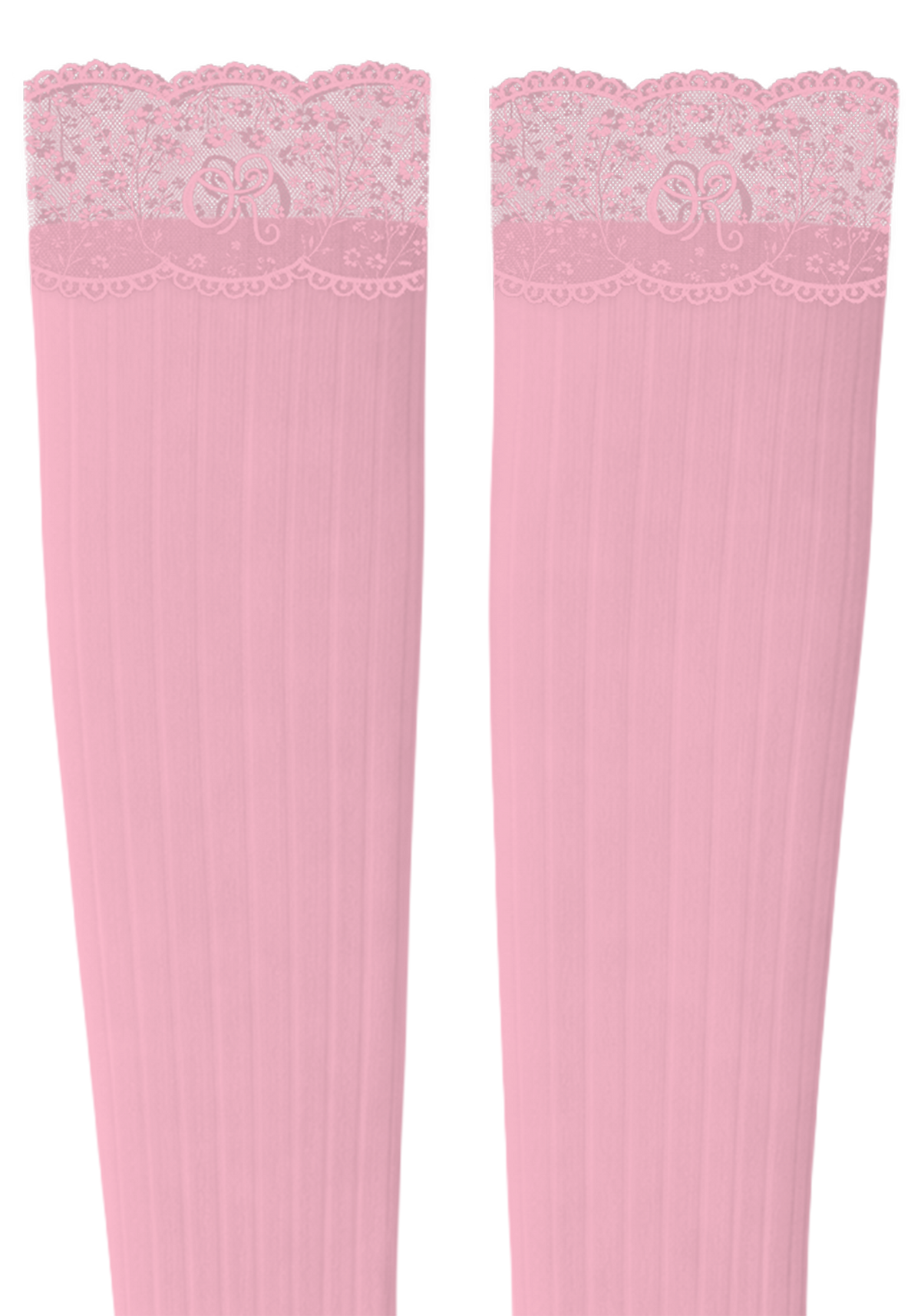 Olivia Rodrigo 2-Pack Logo Lace-Top Knee-High Socks