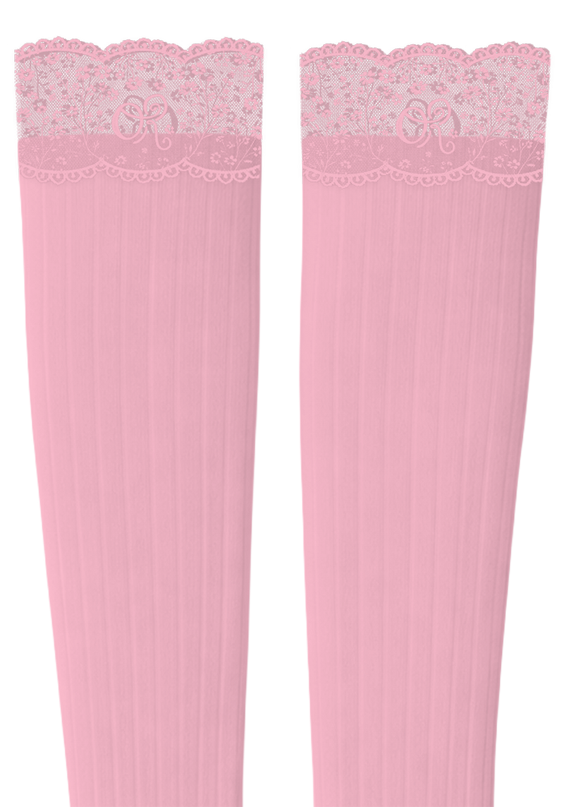 Olivia Rodrigo 2-Pack Logo Lace-Top Knee-High Socks