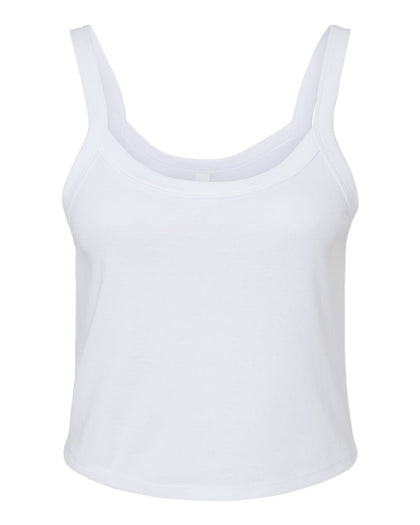 Micro Rib Spaghetti Strap Tank -