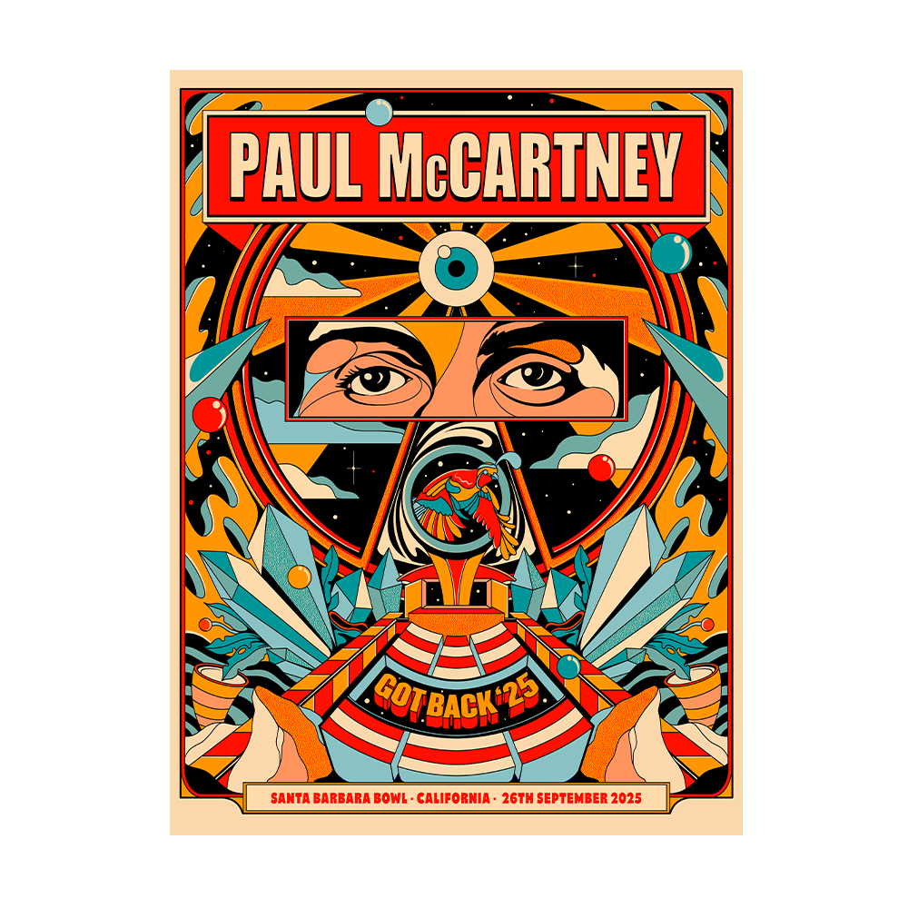 Paul McCartney 2025 Sb Bowl Poster