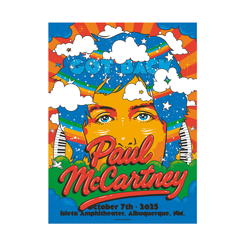 Paul McCartney 2025 10 7 Albuquerque Poster