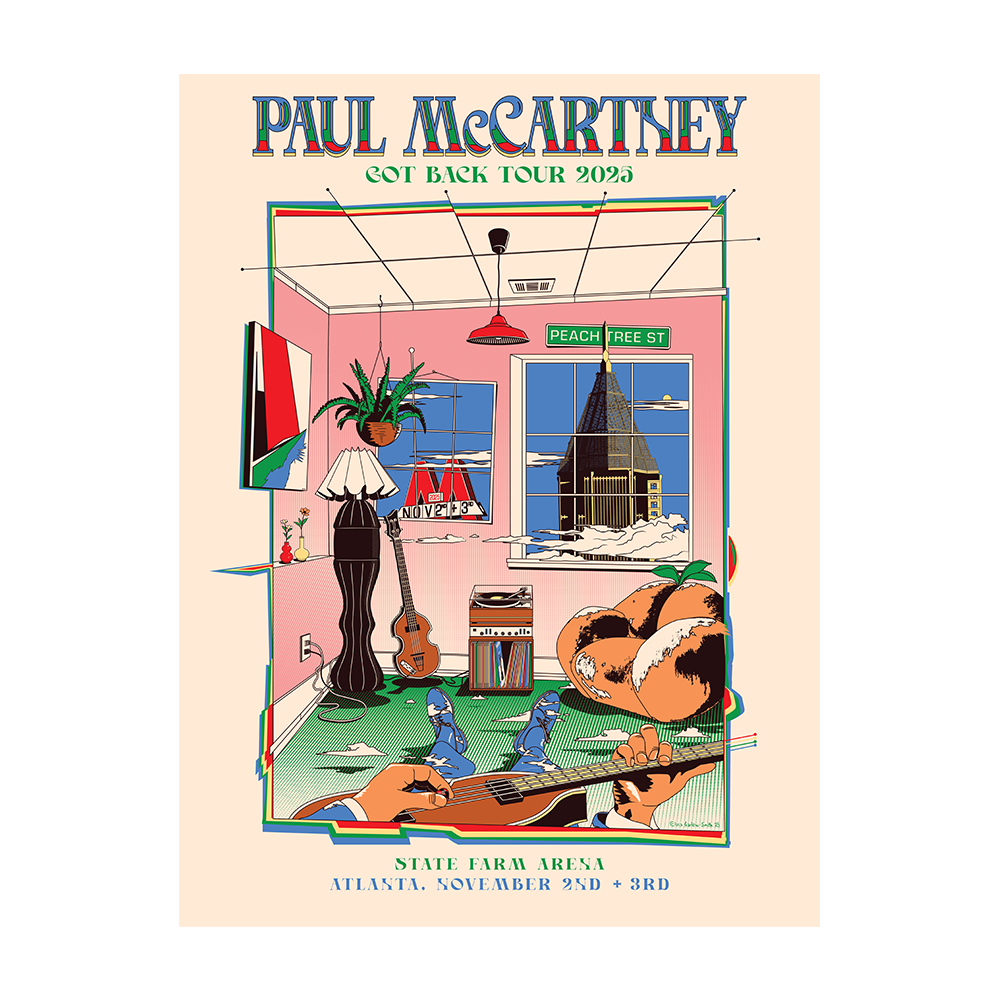 Paul McCartney 2025 11 2 Atlanta Poster