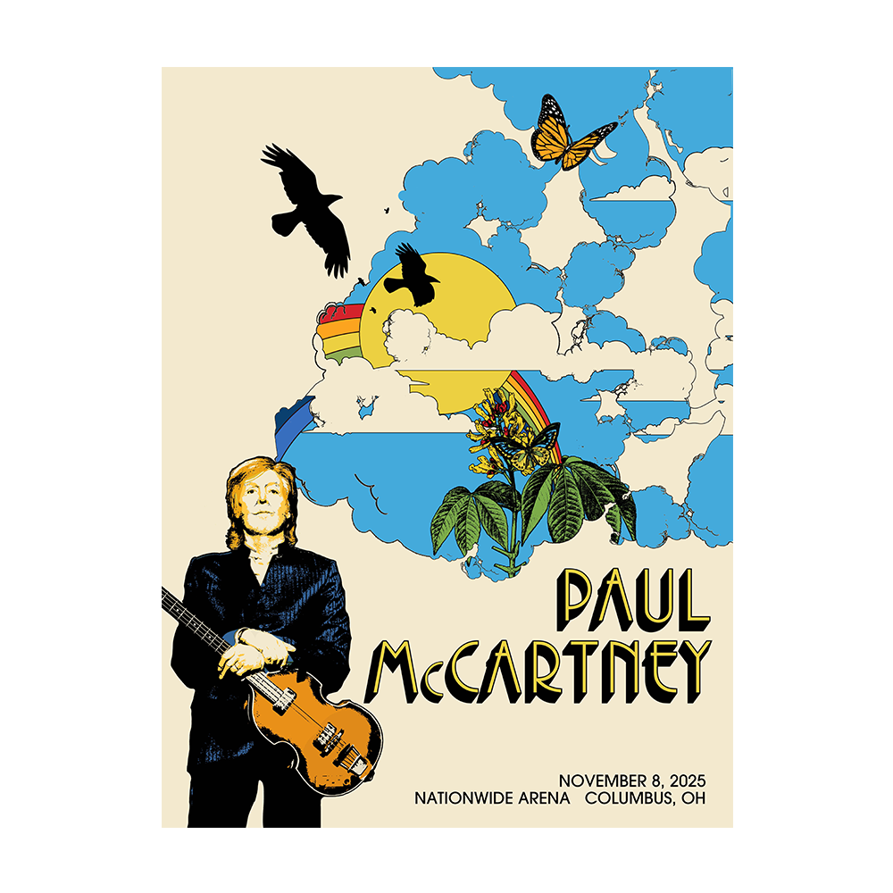 Paul McCartney 2025 11 8 Columbus Poster