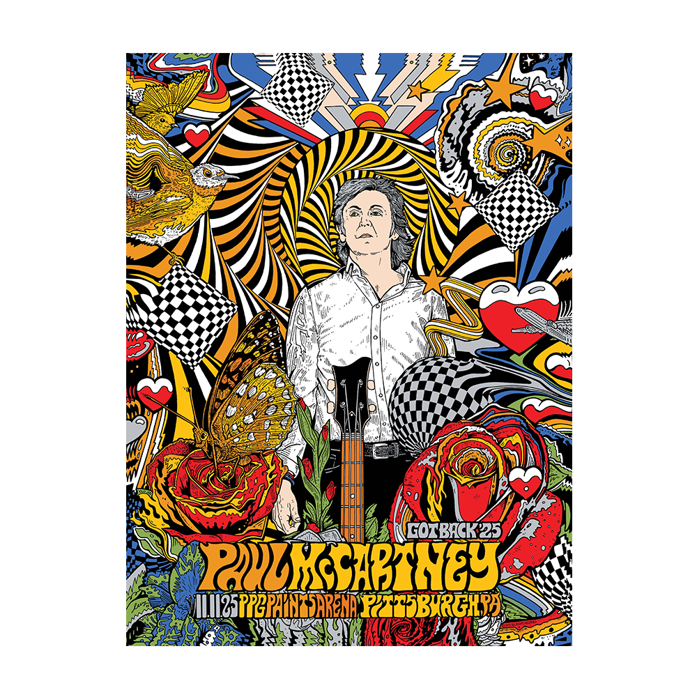 Paul McCartney 2025 11 11 Pittsburgh Poster