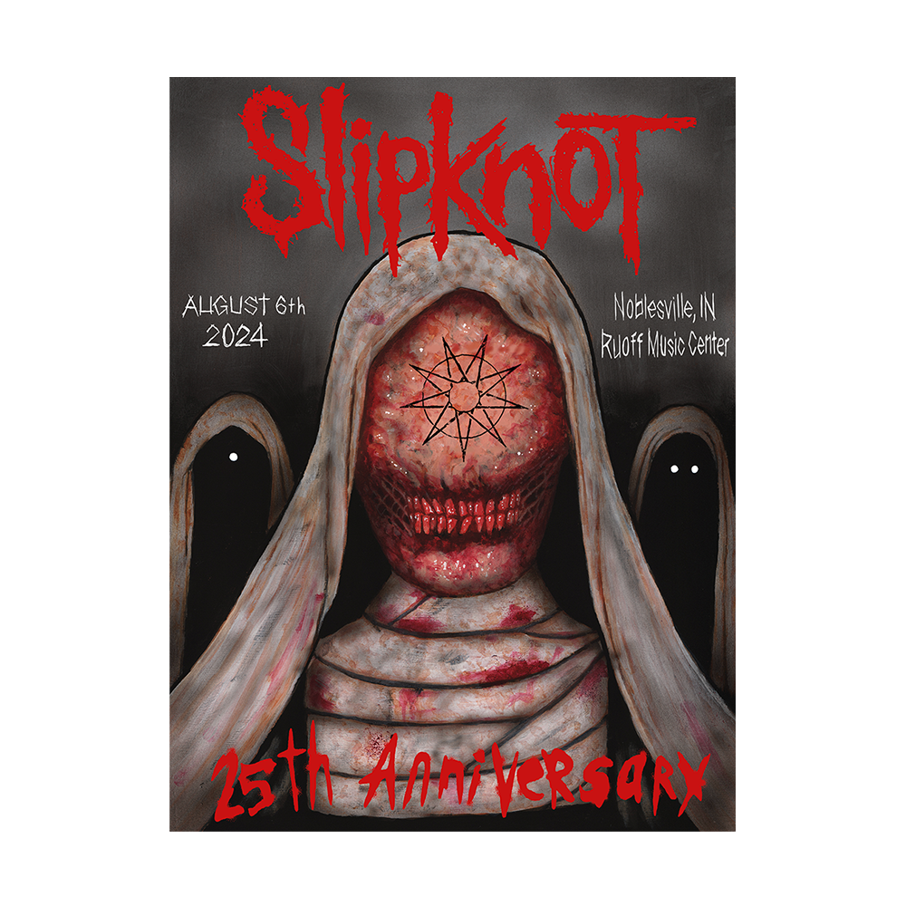 Slipknot Noblesville Poster 2024