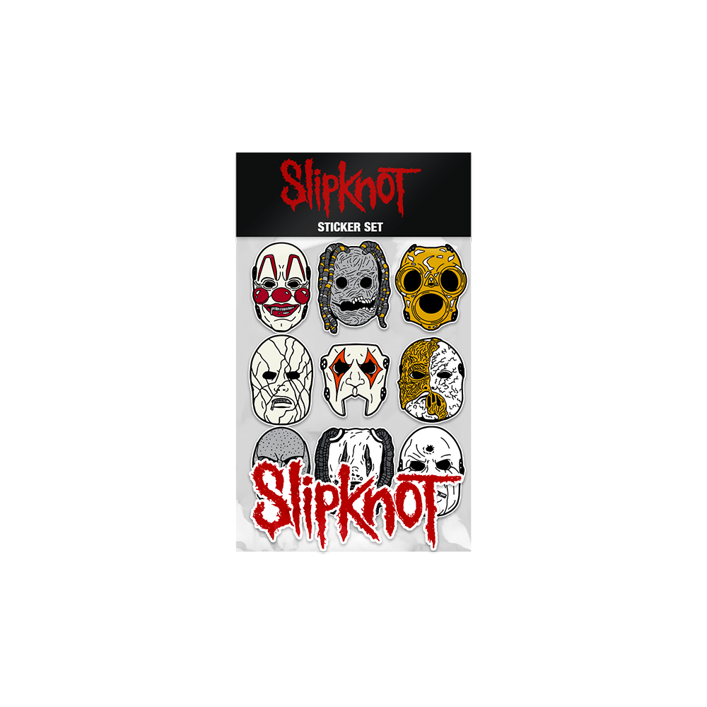 Slipknot Here Comes the Pain Sticker Set