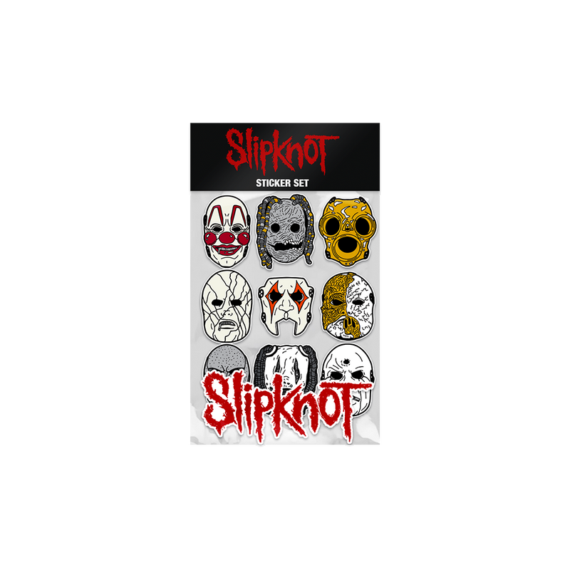 Slipknot Here Comes the Pain Sticker Set