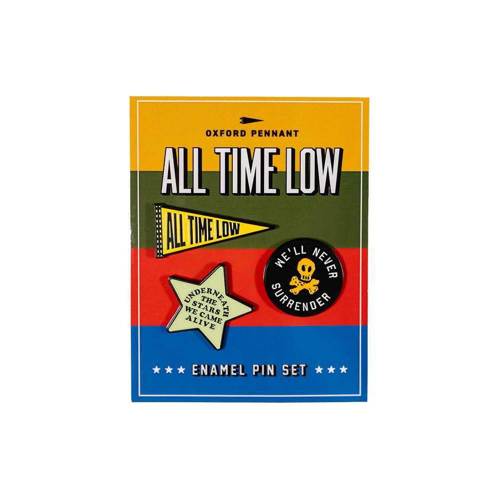 All Time Low X Oxford Enamel Pin Set