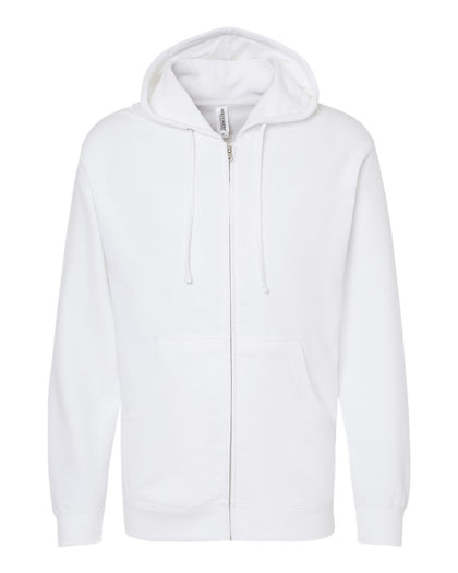 Unisex Midweight Full-Zip Hooded Sweatshirt