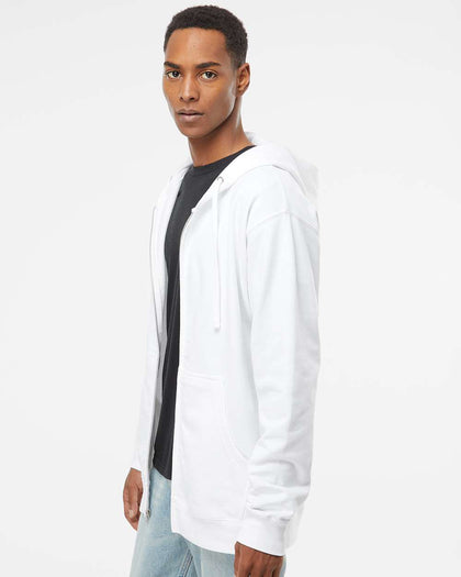 Unisex Midweight Full-Zip Hooded Sweatshirt