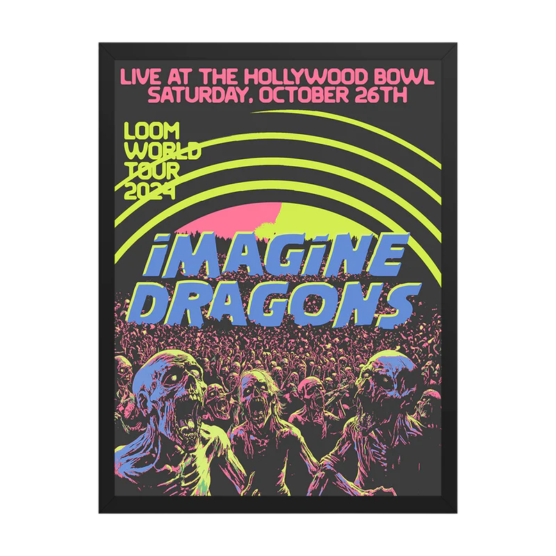 Imagine Dragons La Event Poster Night 3
