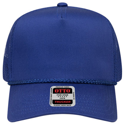 OTTO CAP® 5 Panel Mid Profile Mesh Back Trucker Hat