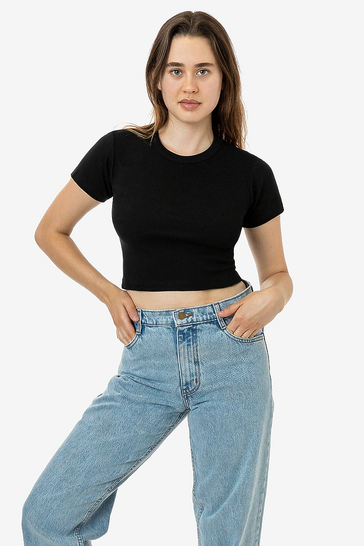 Baby Rib Mid-Length Crewneck