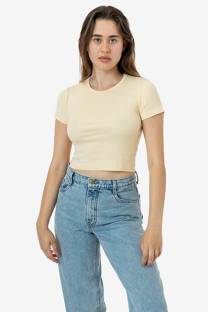 Baby Rib Mid-Length Crewneck