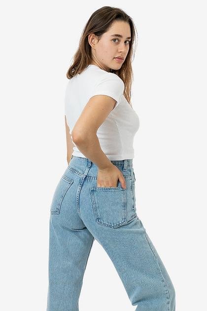 Baby Rib Mid-Length Crewneck