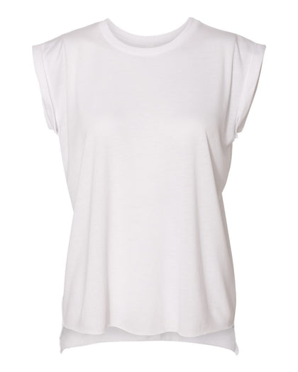Flowy Rolled Cuff Muscle Tee