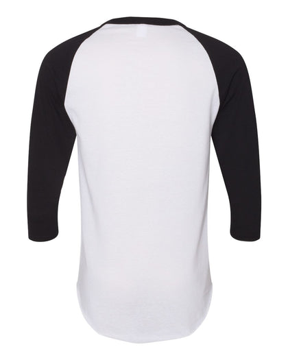 Three-Quarter Raglan Sleeve Baseball Jersey T-Shirt