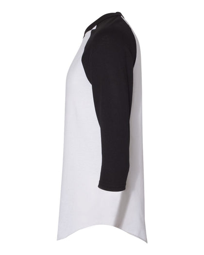 Three-Quarter Raglan Sleeve Baseball Jersey T-Shirt