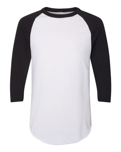 Three-Quarter Raglan Sleeve Baseball Jersey T-Shirt