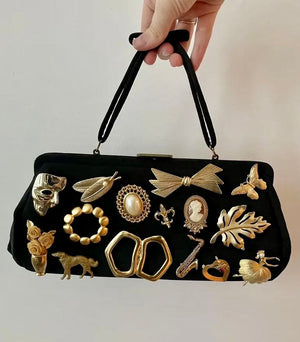 Ornate Brooches & Embellished Pins
