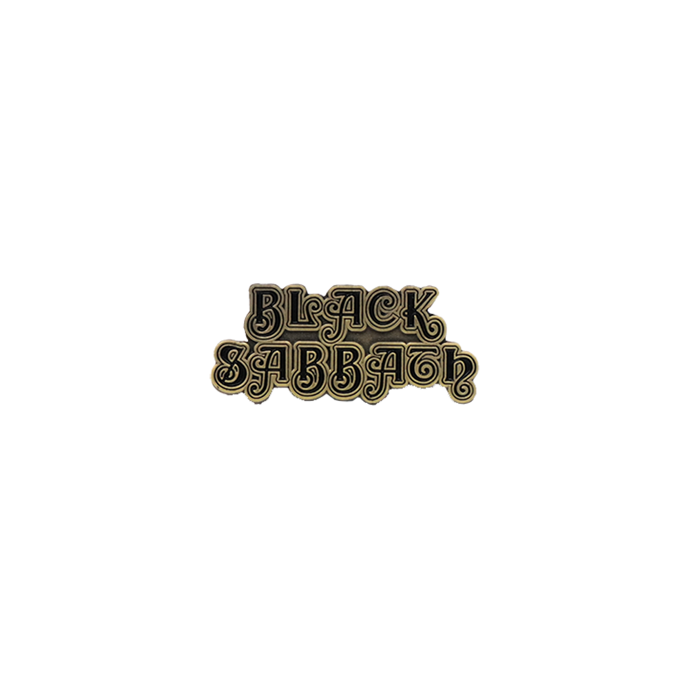 Black Sabbath Logo Pin