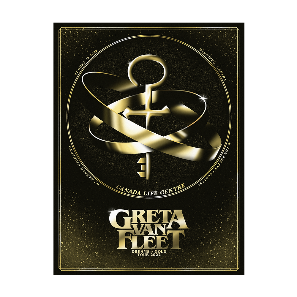 Greta Van Fleet Winnipeg Signed Litho 22