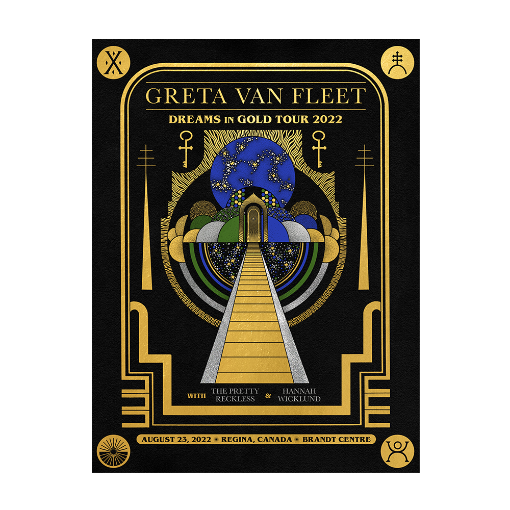 Greta Van Fleet Regina Signed Litho 22