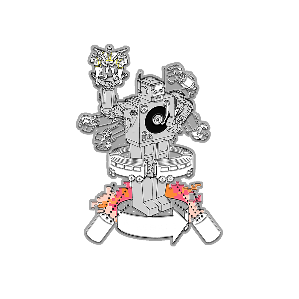 Beastie Boys Robot Enamel Pin