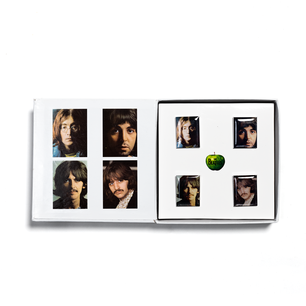 The Beatles White Album Pin Set