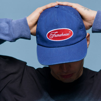 Washed Blue Hat