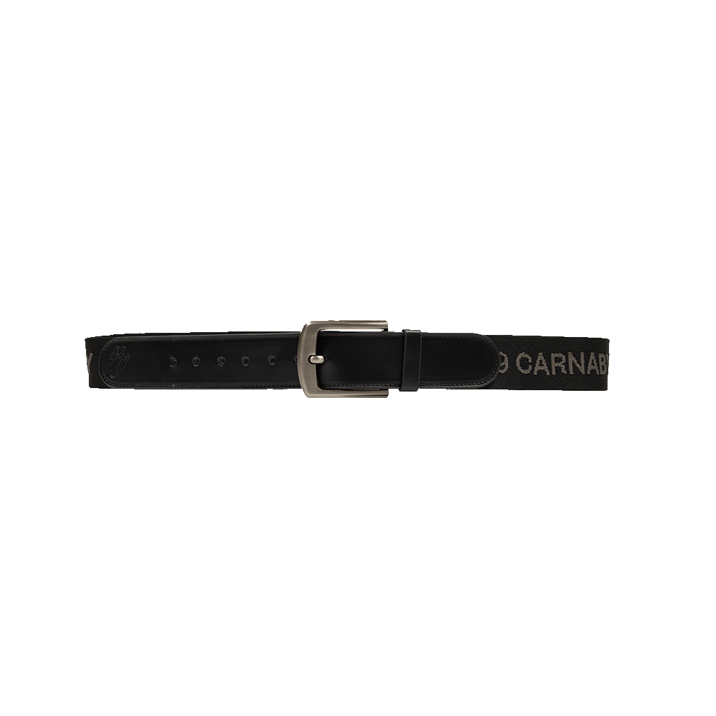 The Rolling Stones AW24 Canvas Leather Belt