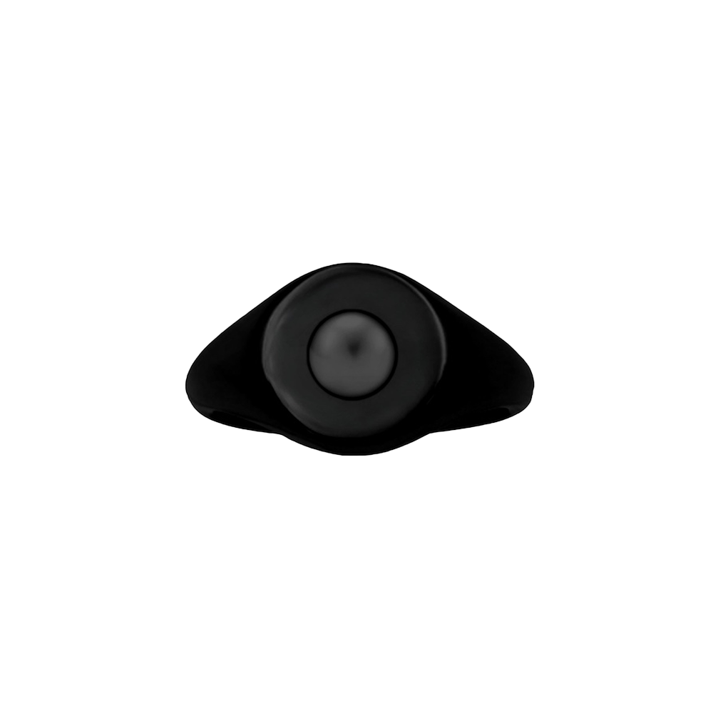 Billie Eilish Black Pearl Ring