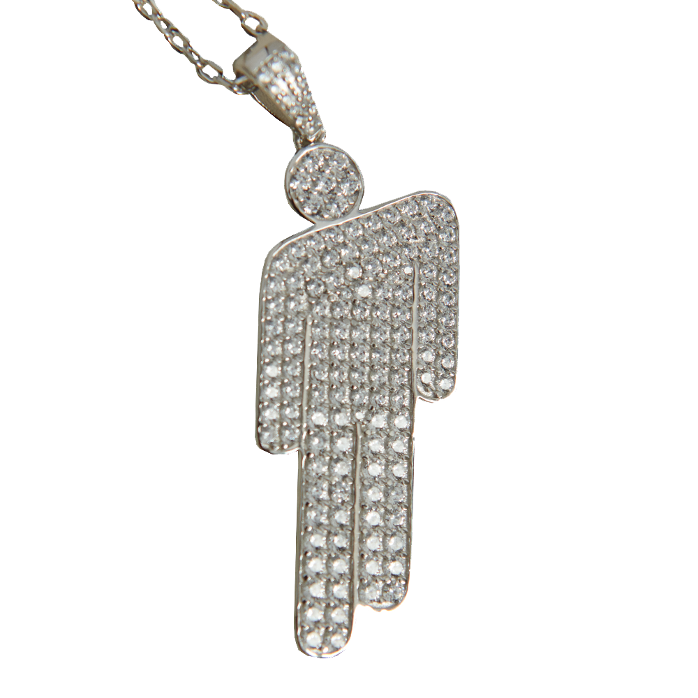 Billie Eilish Bloshsh Rhinestone Necklace