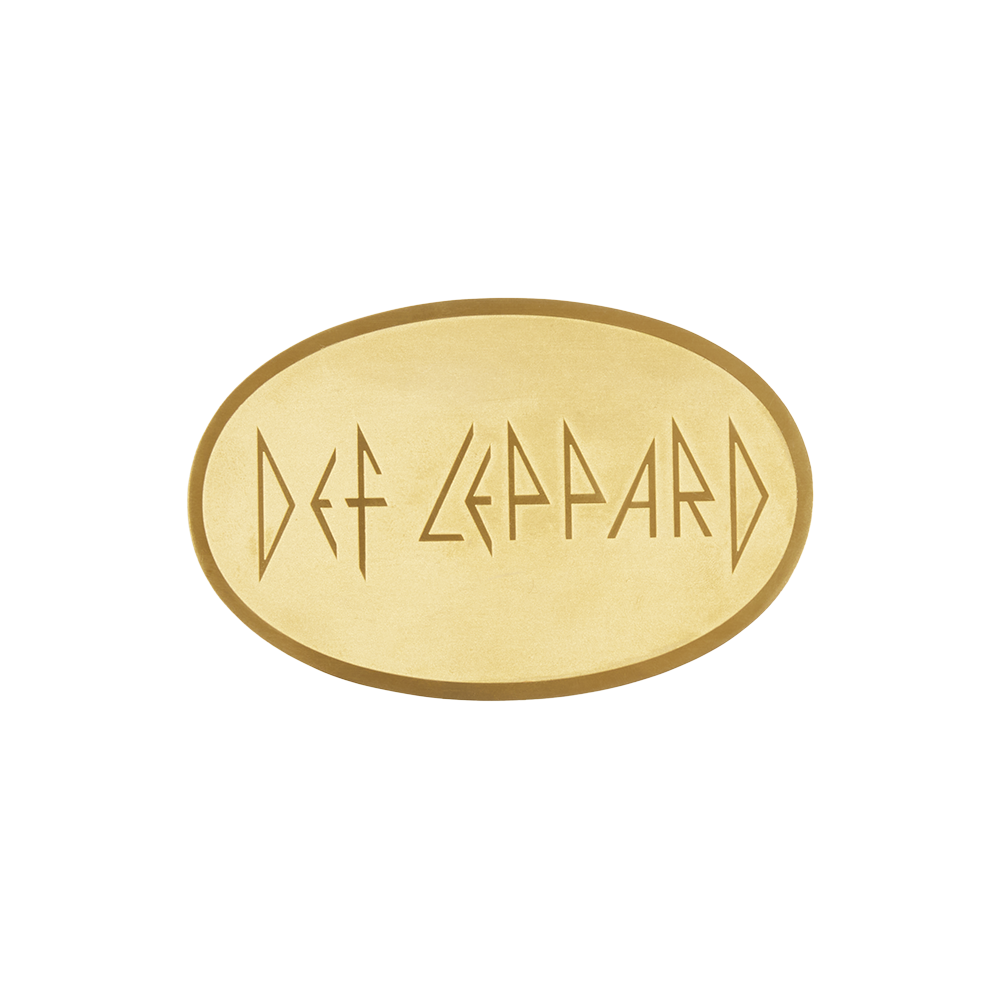 Def Leppard Brass Buckle Belt