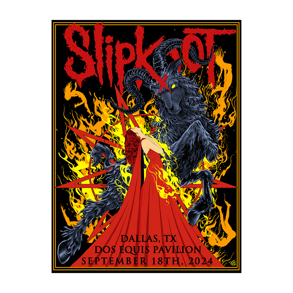 Slipknot Dallas Poster