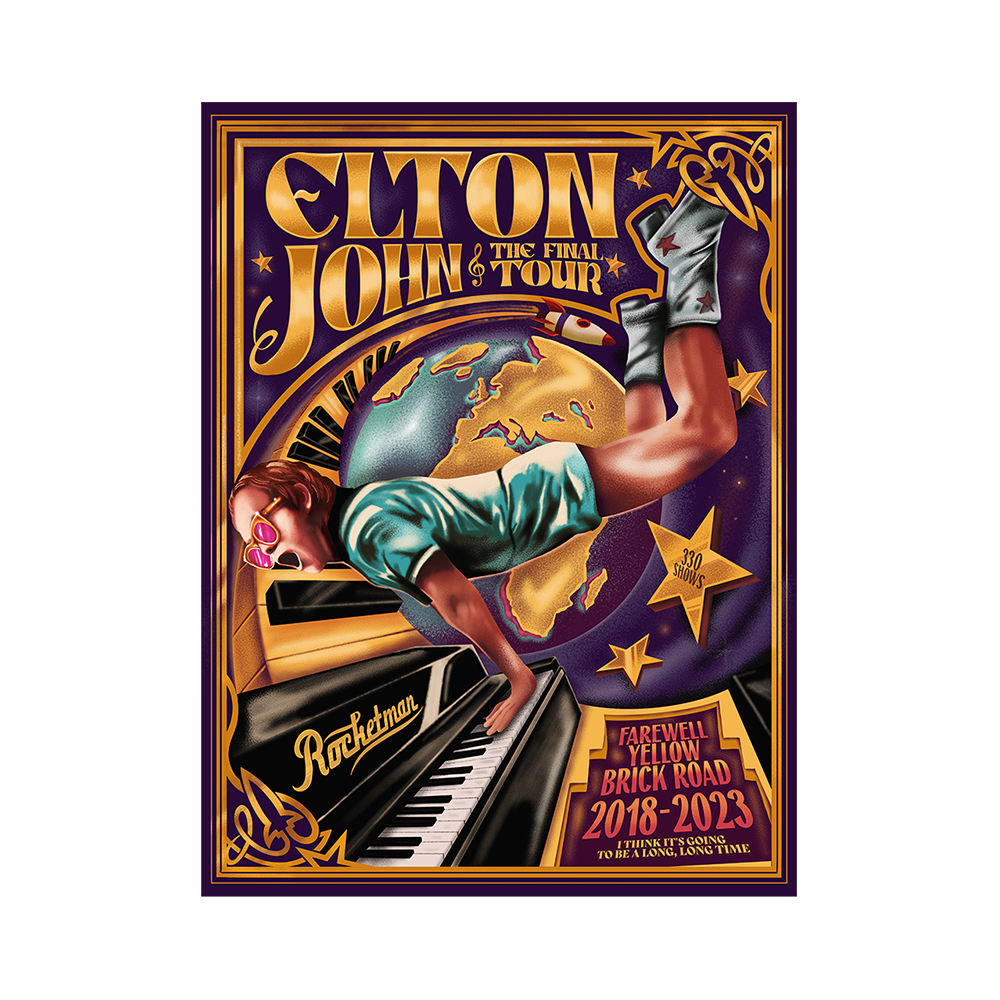 Elton John 2023 End of Tour Print