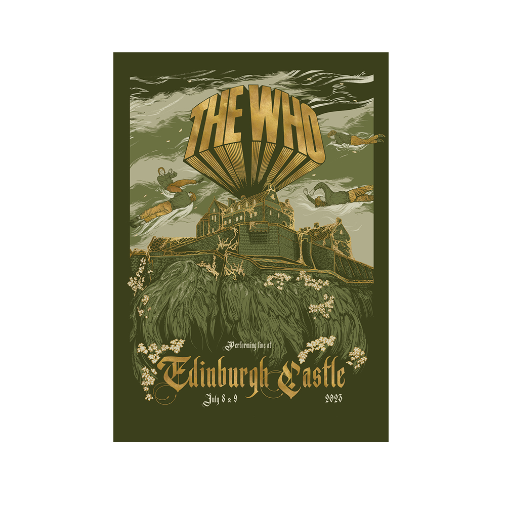 The Who Edinburgh Poster