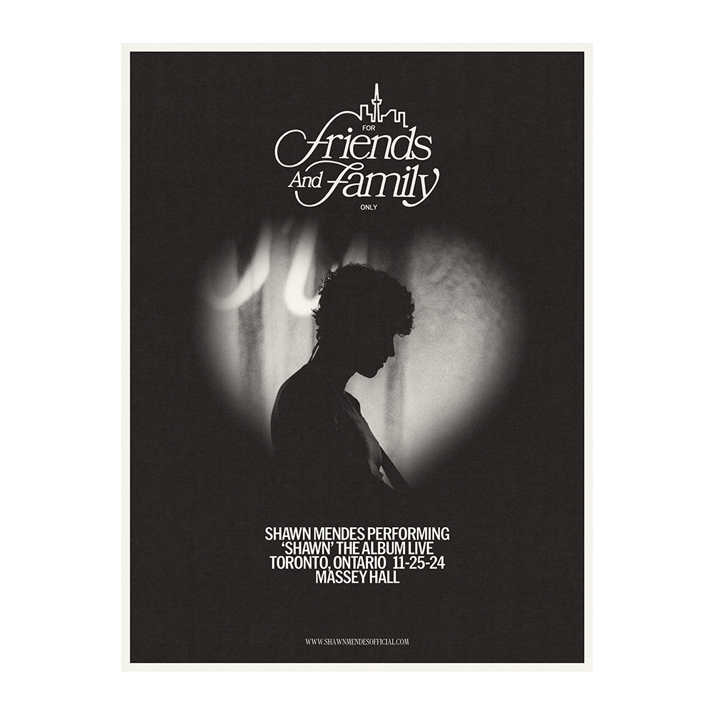 Shawn Mendes Toronto Poster