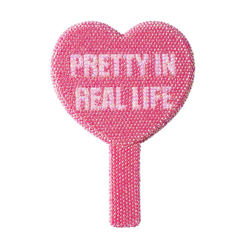 Rhinestone Hand Mirror