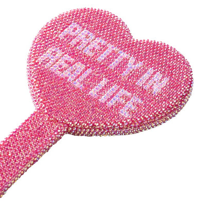 Rhinestone Hand Mirror