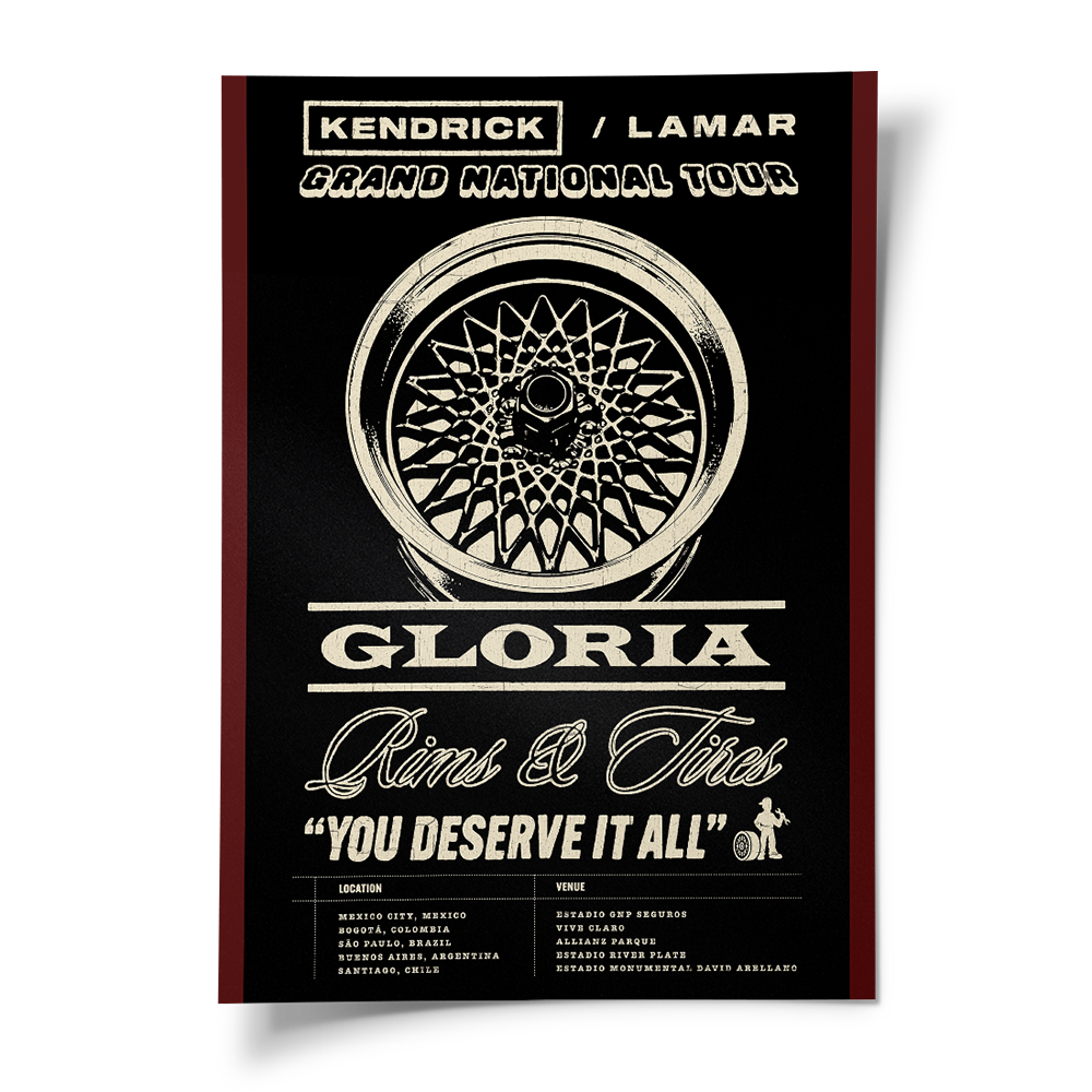Kendrick Lamar GNT Latin America Litho