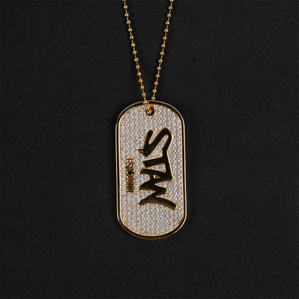 Dog Tag Pendant Necklace