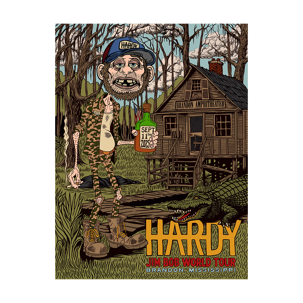 HARDY Jim Bob Brandon Ms Tour Poster