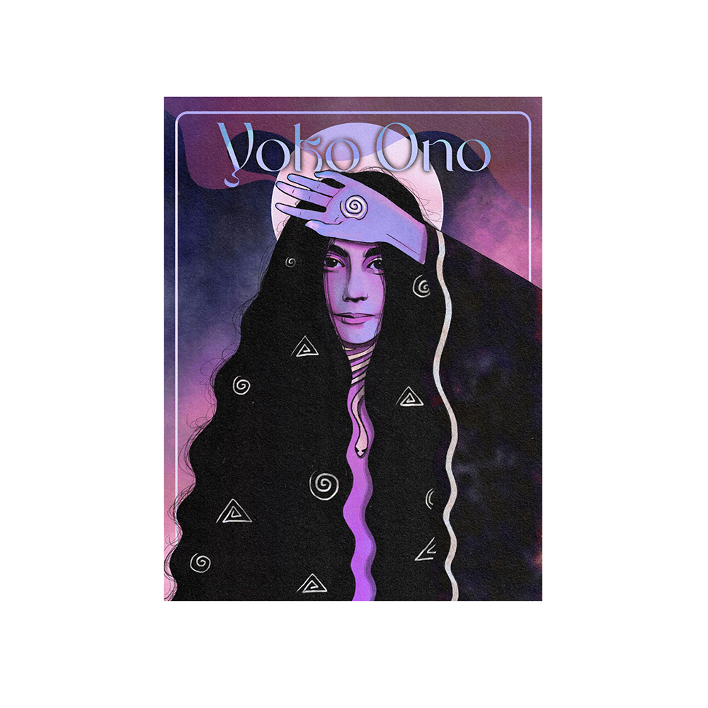 John Lennon Yoko 90 Litho Purple Lim