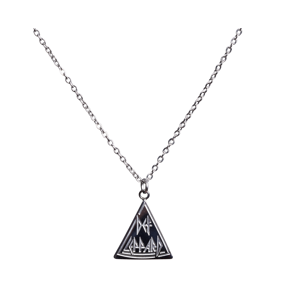 Def Leppard Logo Silver Necklace