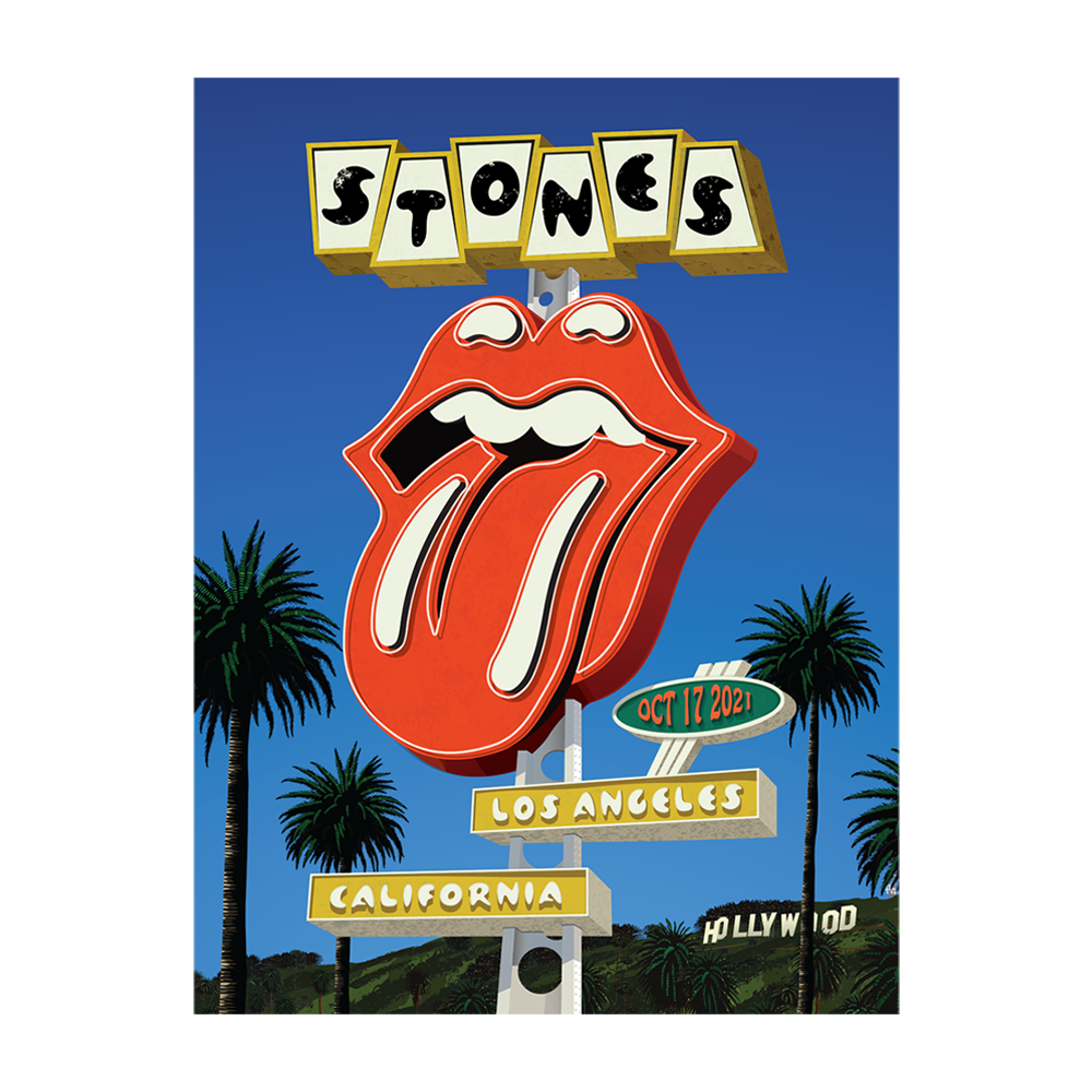 The Rolling Stones La Litho 10 17