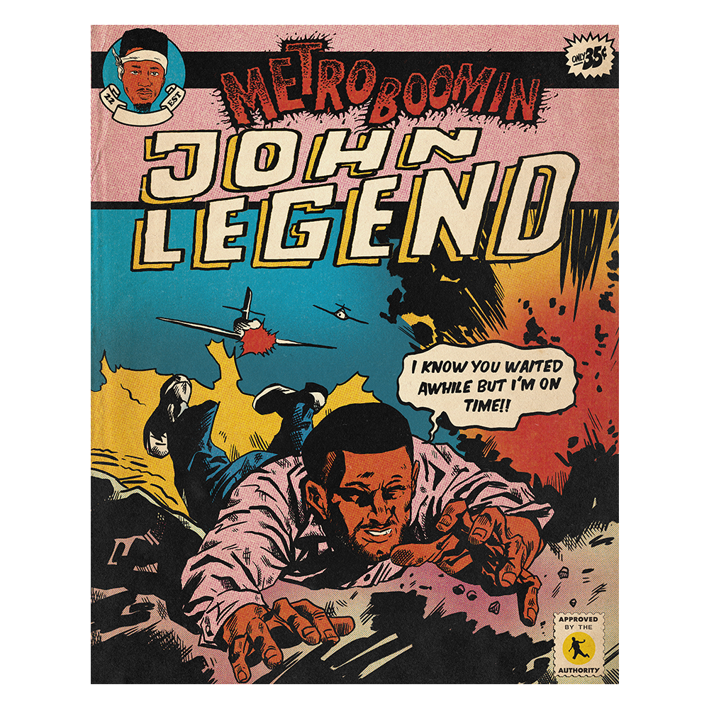 Metro Boomin John Legend Comic Poster