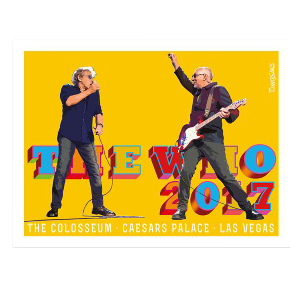 The Who Vegas Litho