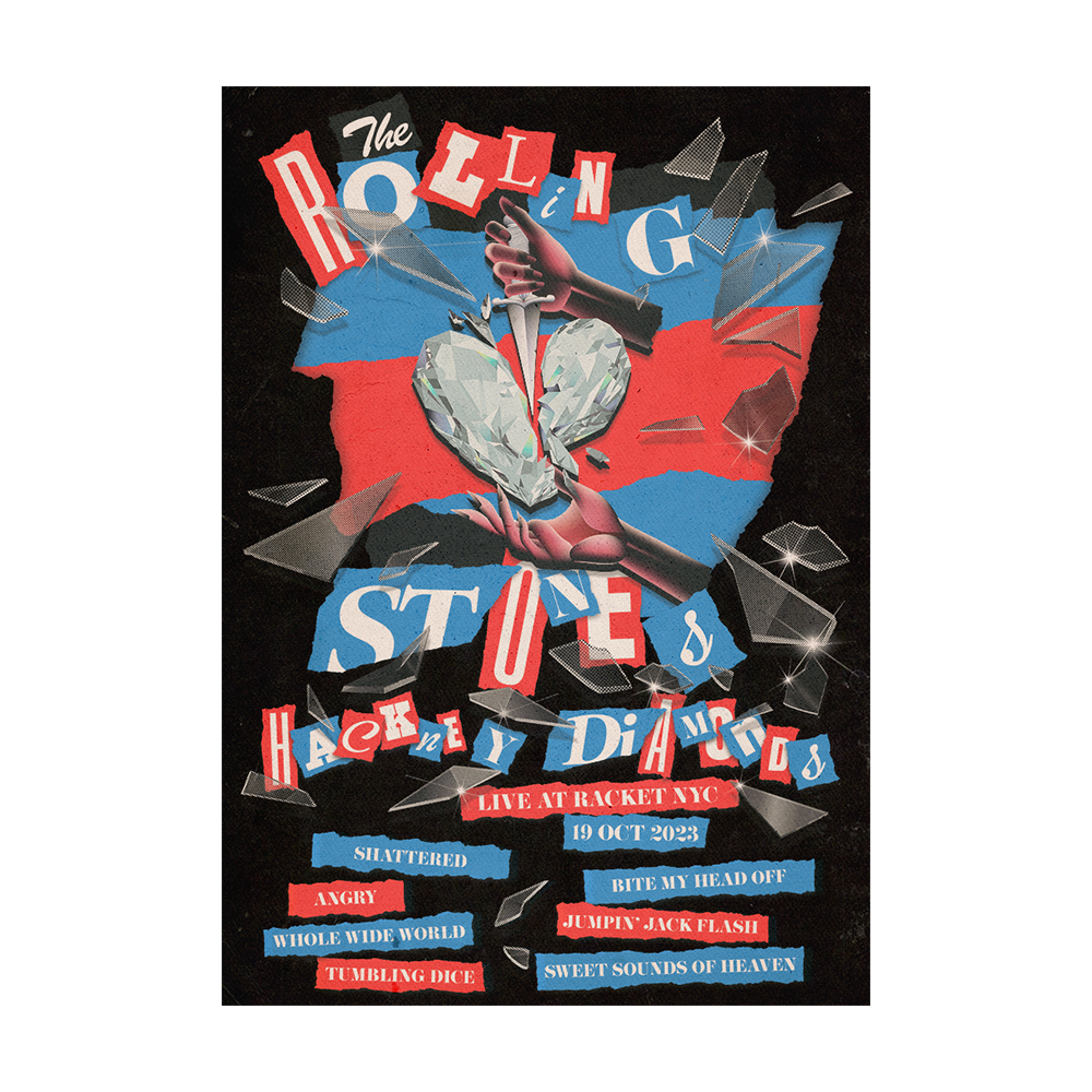 The Rolling Stones Hackney Diamonds Litho