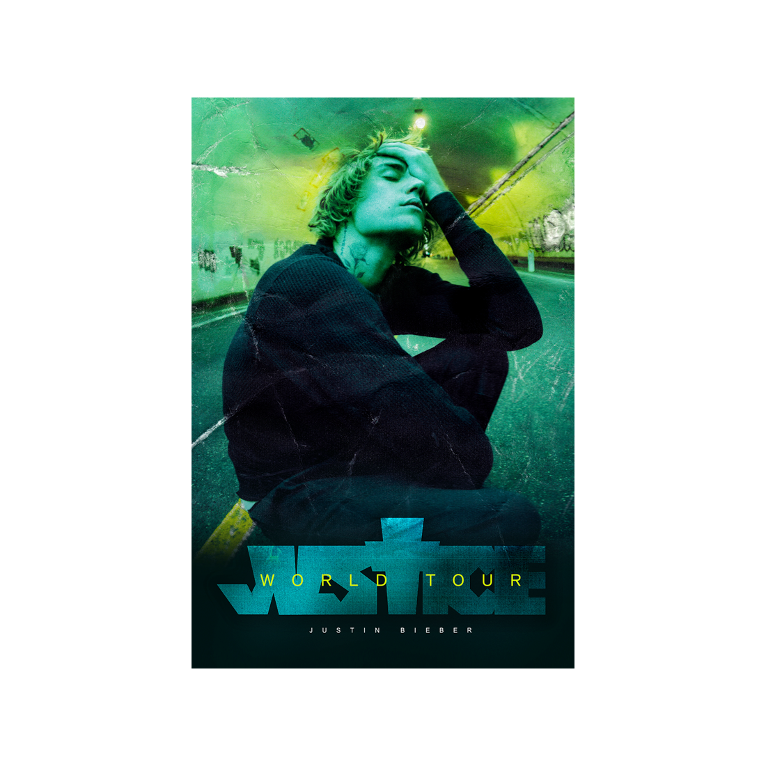 Justin Bieber Justice Tour Litho